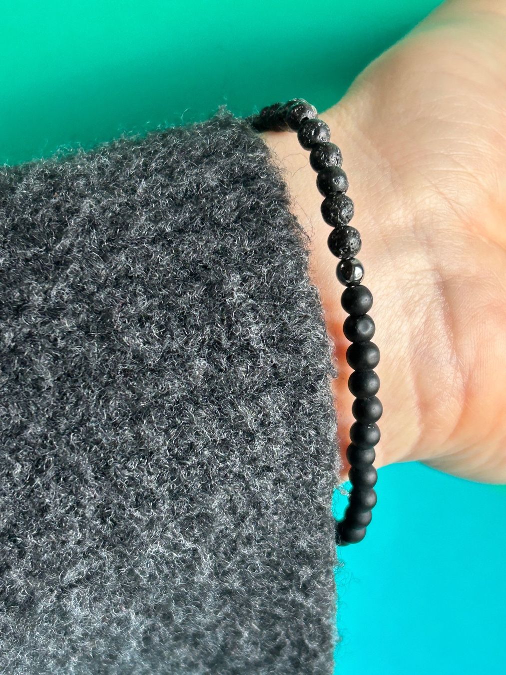 Bracciali & Braccialetti: Herrenarmband lava-schwarz – Nuovo e nell'imballaggio originale da Dittingen venduto da Bellevista 7