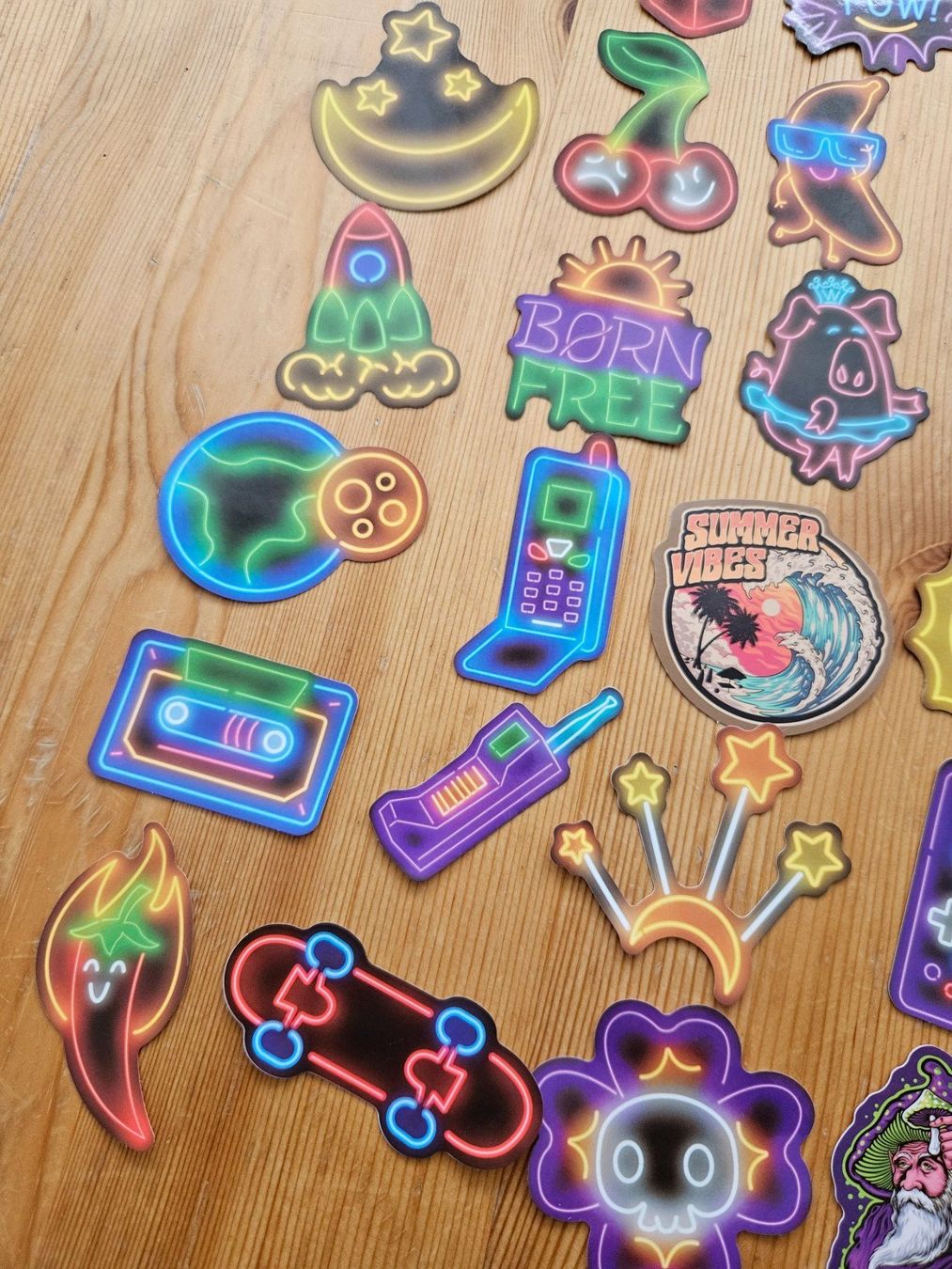 Sticker: 49 Aufkleber Sticker Neon Style – Nuovo e nell'imballaggio originale da Hägglingen venduto da United-Village-Trade 3