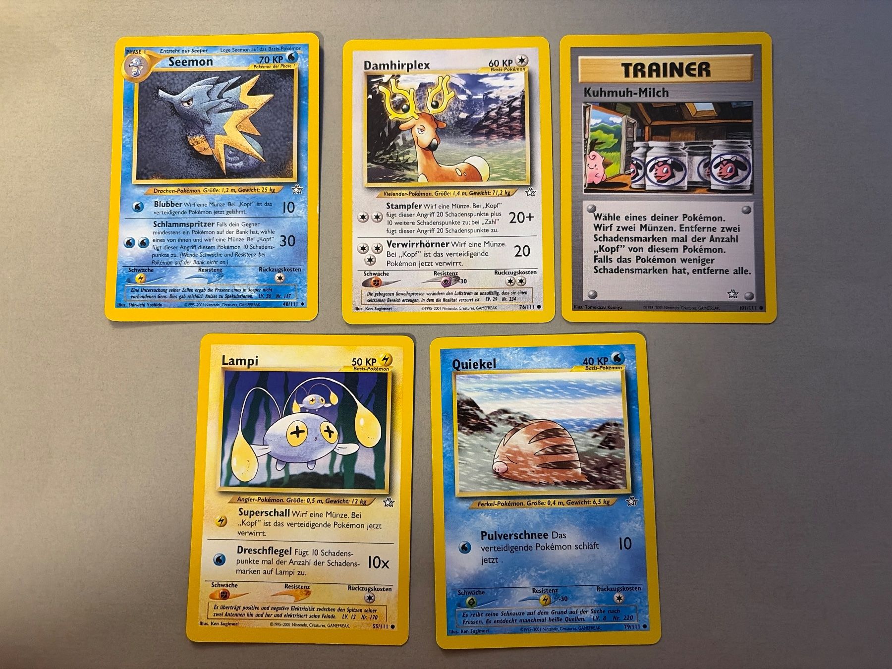 Pokémon Carte collezionabili: Neo Genesis 20 verschiedene Karten – Usato da Kehrsatz venduto da Riyouu 1