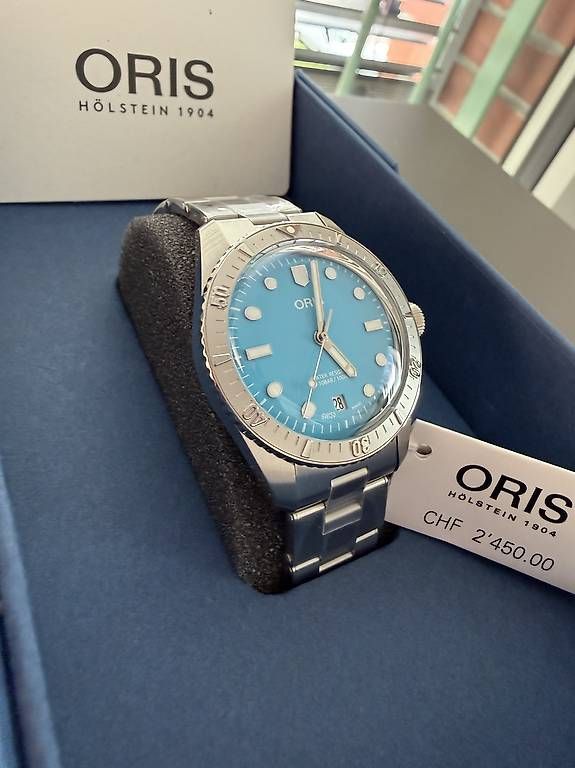 Oris Orologi: DIVERS SIXTY-FIVE COTTON CANDY – Usato da Zürich venduto da timeio-swapwatch 2