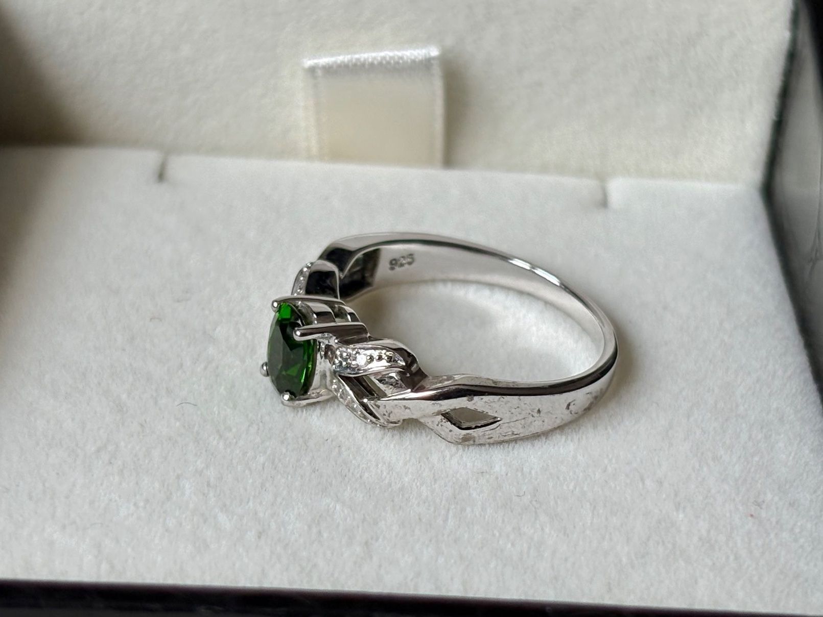 Ringe: Chromdiopsid Ring, Solitaire, Silber 925, Gr. 59 – Neu (gemäss Beschreibung) aus Brugg AG von lau_9rvy 2