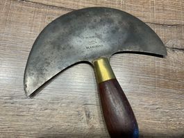 Antiker Leder-Sicherheitsmesser Halbmond Blanchard Paris ...