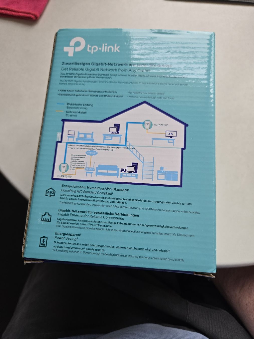 TP-Link WiFi: TP-Link Powerline-Starterkit TL-PA7017P KIT  – Nuovo (secondo la descrizione) da Solothurn venduto da Sam79 2