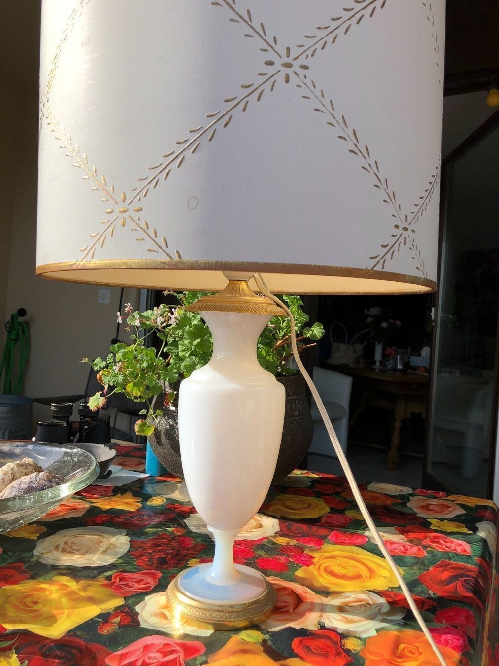 Lampen: Glas-Tischlampe – Gebraucht aus Luzern von Fenek2