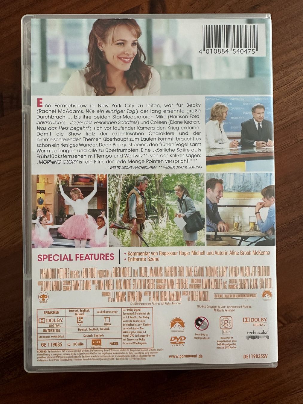 Tutti i DVDs: DVD: Morning Glory – Usato da Endingen venduto da Jilly-Lilly 1