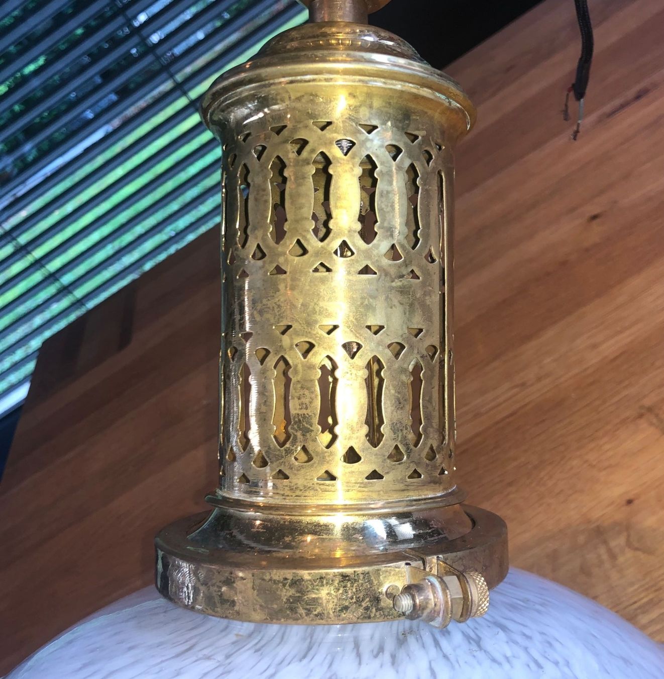 Lampadari & plafoniere: Jugendstil Deckenlampe besondere Messingmontur antik – Usato da Büsserach venduto da Urkundenflora 5