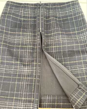 COS Wool Blend Plaid Mini Skirt, Size 34, Fall Wardrobe
