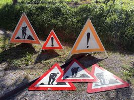 Baustellen Signalisation und Triopan
