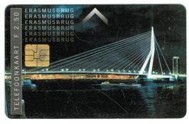 Telefonkarte Niederlande CRD-171 Erasmusbrücke Rotterdam