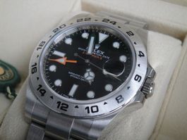 Rolex / Explorer II 42mm / Full Set / Nahezu Fabrikneu