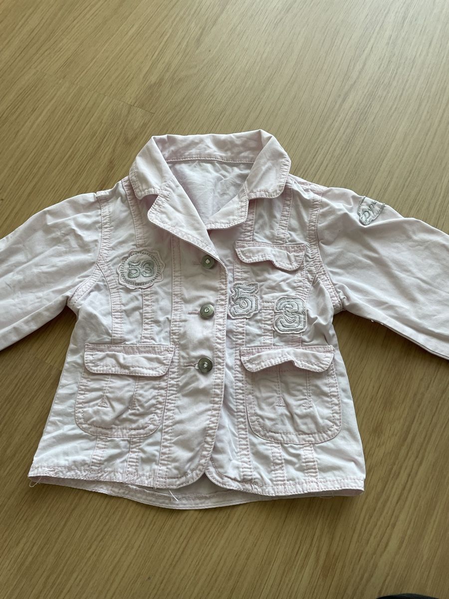 C&A Giacche & Cappotti: Wunderschöne Kinder Jacke rosa, jeansähnlich – Usato da Grosshöchstetten venduto da and_7gf5