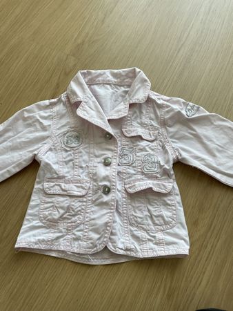 Wunderschöne Kinder Jacke rosa, jeansähnlich
