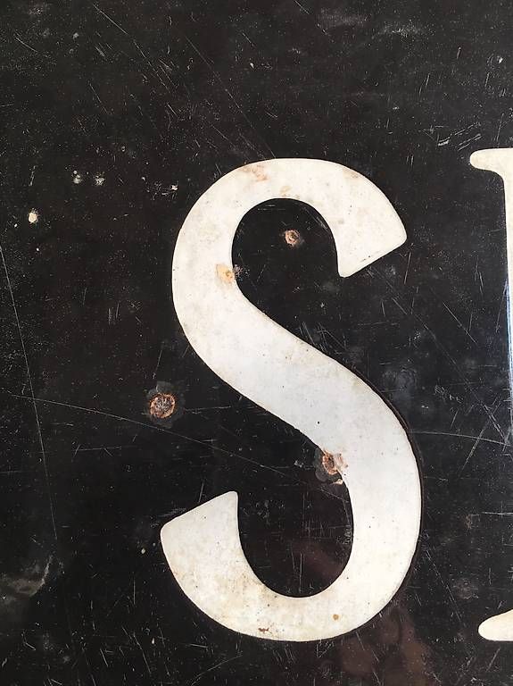 Insegne: Plaque émaillée "wees slim koop glim" – Usato da Clarens venduto da Pwar 3