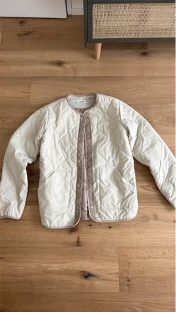 Steppjacke Gr. S beige, leichte Übergangsjacke