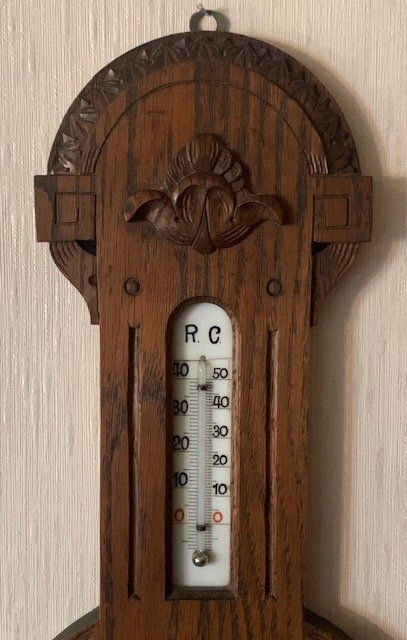 Altri elettrodomestici e apparecchi d’epoca: Antiker Barometer mit Thermometer - ca. 100 jährig – Usato da Gundetswil venduto da Egro100 1