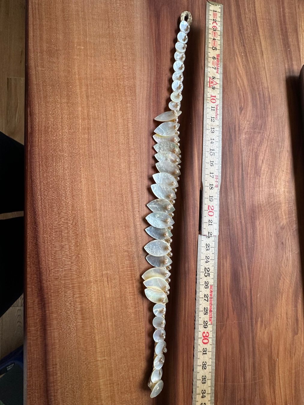 Catenine: Perlmuttcollier& Ohrklips, Einzelstück, Antik – Usato da Buchs ZH venduto da krenzi
