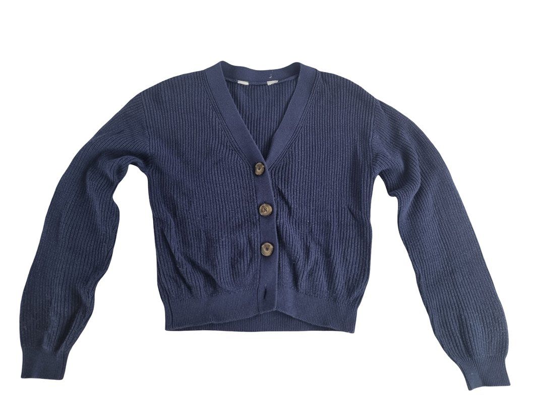 H&M Giacche: Strickjacke Dunkelblau – Usato da Wangen b. Olten venduto da Restwert_Wangen