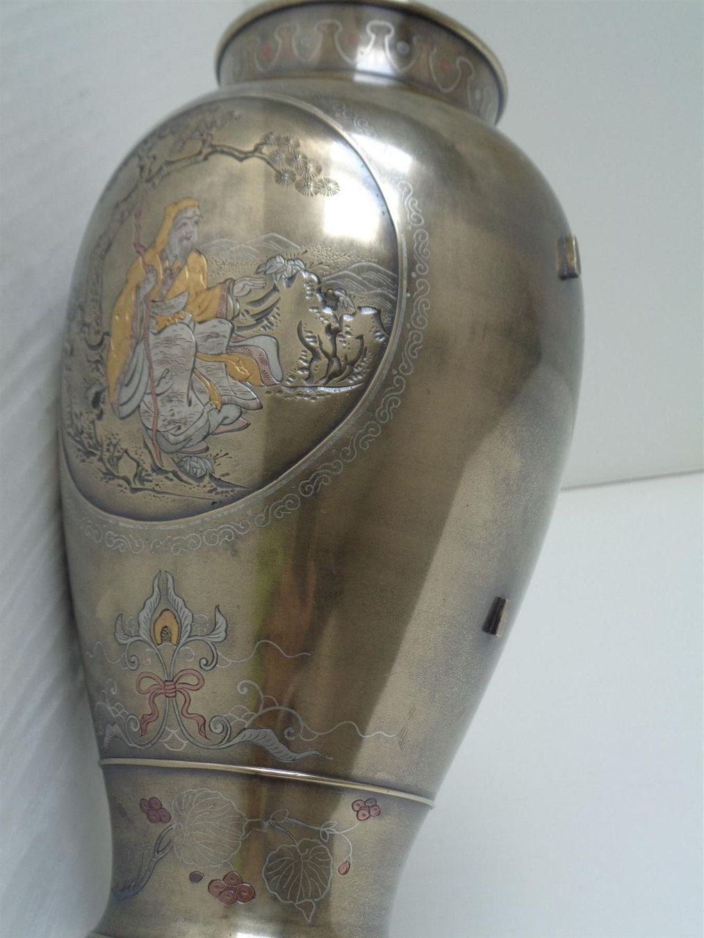 Vasen & Gefässe: Grosse Bronze Vase Meiji Periode 19Jahrh – Gebraucht aus Chur von omonia 6