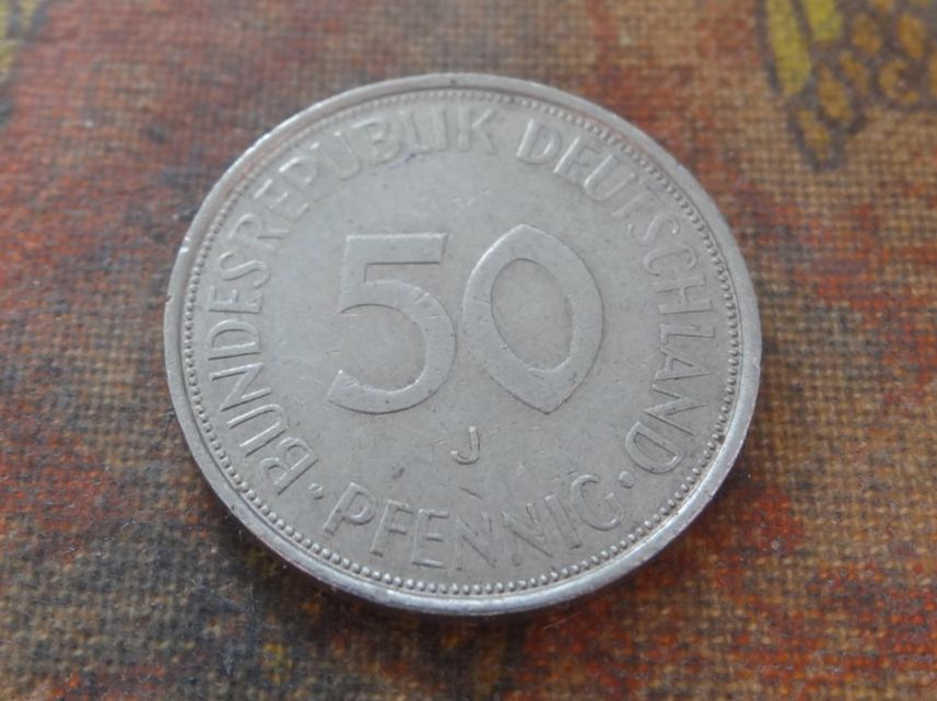 Alle Münzen: DEUTSCHLAND 50 Pfennig 1972 – Gebraucht aus Romanel-sur-Lausanne von Swift13 1