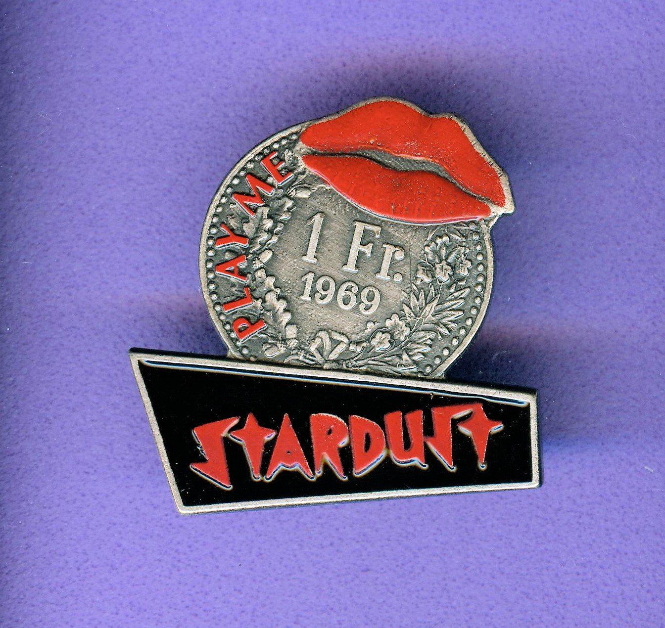 Placchette & Badge: STARDUST  PLAYME     Spielautomat – Usato da Winterthur venduto da Sammleroase