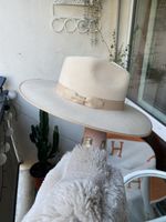Chapeau Lack of Color beige taille L 59cm laine