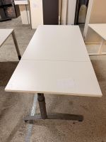 Bürotisch höhenverstellbar, 163cm x 80cm, höhe 63cm bis 83cm