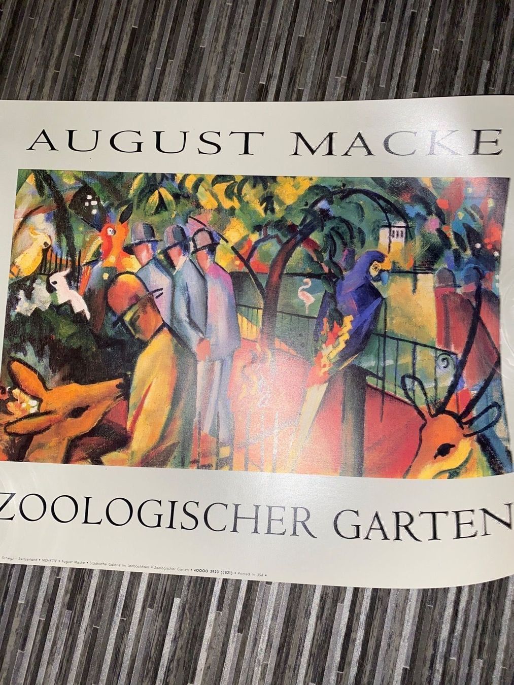 Foto & Immagini: Poster August Macke Zoologischer Garten – Usato da Dietlikon venduto da Ss11 2