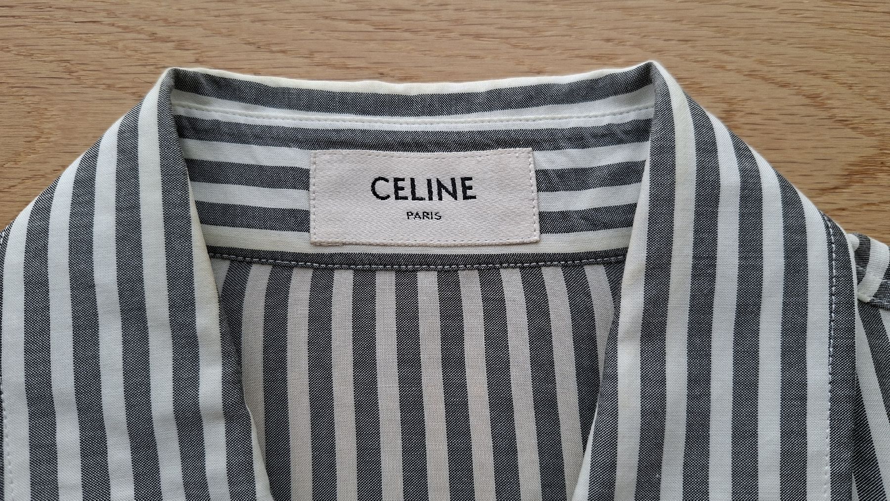 Celine Camicette: Céline Triomphe Bluse gestreift Grösse 36 - 40, oversized – Usato da Wallisellen venduto da Ellasophialove 2