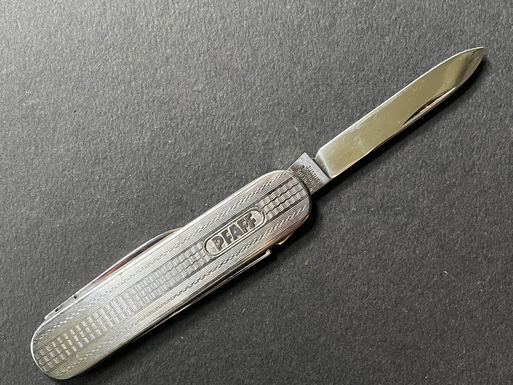Solingen Coltelli tascabile: Solingen Justus Bierhoff 81 mm - Manicure PFAFF - selten – Usato da Zürich venduto da FV.vintage 8