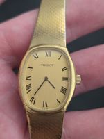 Montre Tissot vintage pour femme, plaqué or, chic!