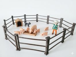 Playmobil, Schweinebauer   (C)