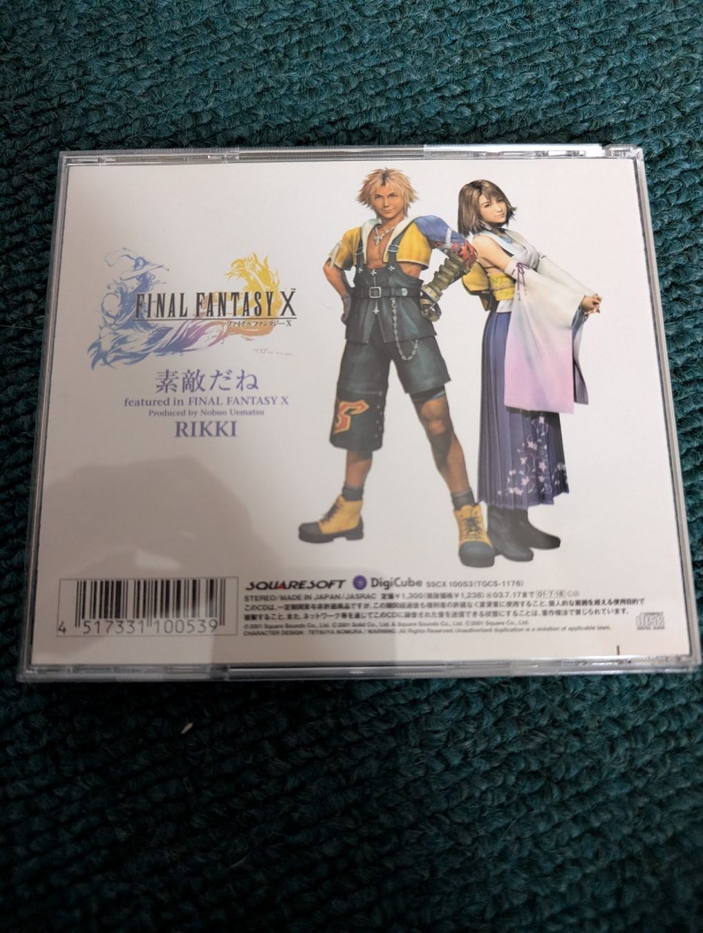 CD: Final Fantasy X CD Single - Suteki Da Ne, RIKKI, Top! – Usato da Benglen venduto da kintaro-oe 2