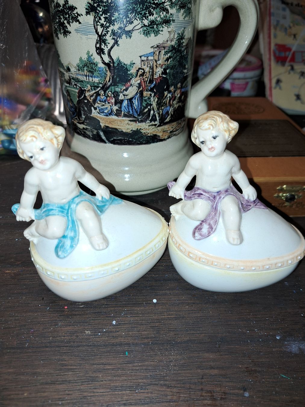 Figuren: Putten Obal Dosen Vintage  – Gebraucht aus Kölliken von Upcycling-by-Mc-TAM