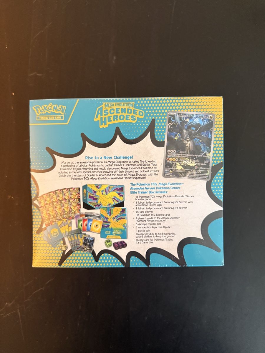 Pokémon Carte collezionabili: Pokémon Mega Evolution Ascended Heroes Pokemon Center ETB – Nuovo e nell'imballaggio originale da Horn venduto da CornerPlanet 4