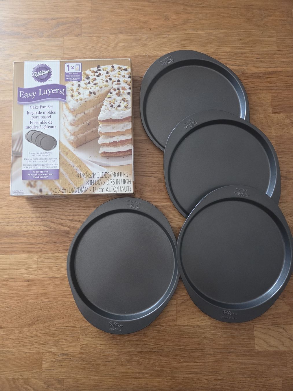 Teglie da forno: Wilton Easy Layers Cake Pan Set🍰 – Usato da Rafz venduto da leoncupra
