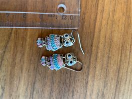 Modeschmuck Eulen Ohrringe
