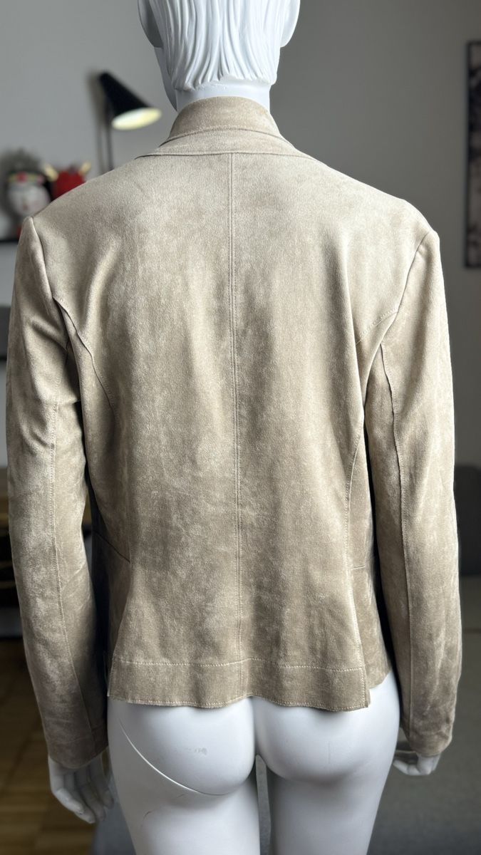 Marc Cain Giacche: Suede Look Jacket by MARCCAIN, Gr.4 / S/M – Nuovo (secondo la descrizione) da Adliswil venduto da RicPro 2