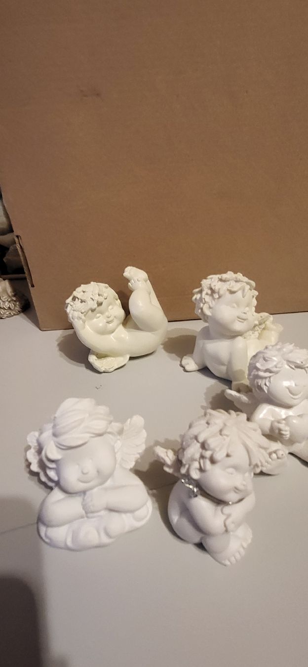 Statuette: 5 Igor Engel verschiedene. Grössen aus Sammlung – Usato da Schweizersholz venduto da fuchs06