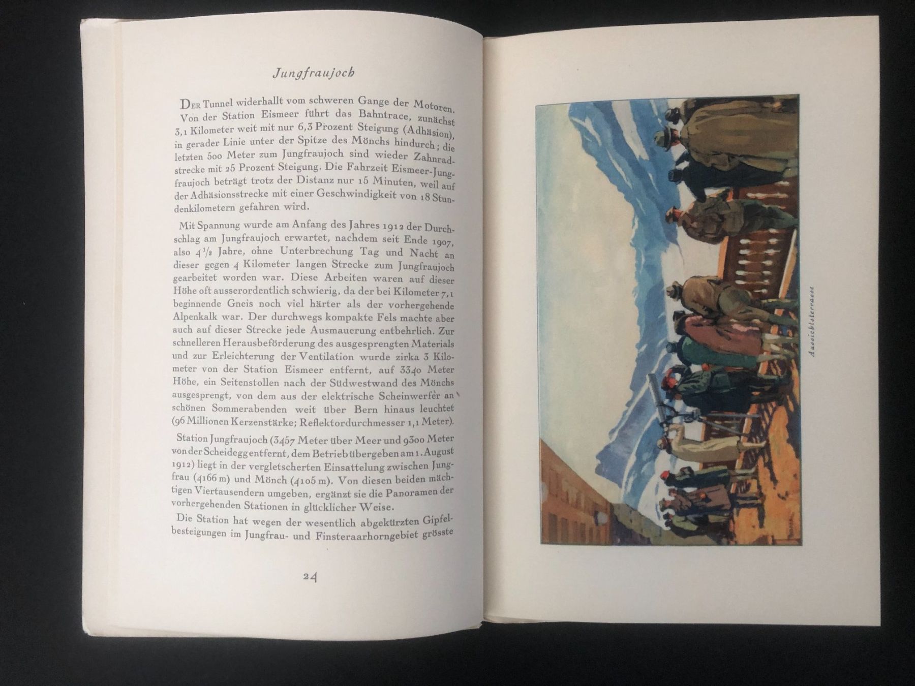 Documenti: Jungraujoch-Prospekt, 1950er Jahre – Usato da Dietikon venduto da Tiburon6 3