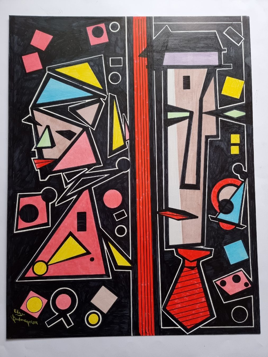 Gemälde: EDGAR BALTENSPERGER ORIGINAL MISCHTECHNIK SIGNIERT – Gebraucht aus Gersau von grafik-kunst