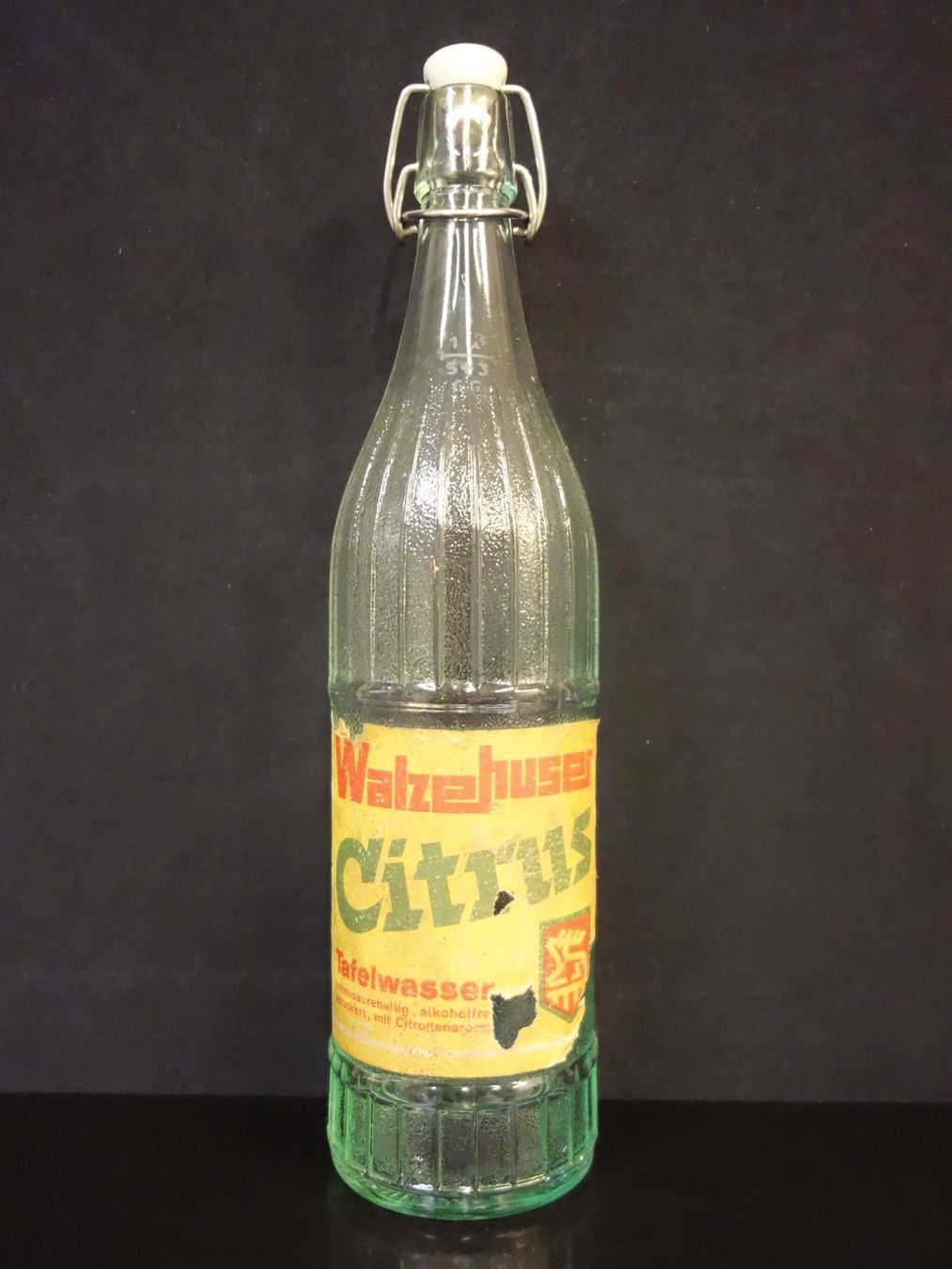 Bicchieri, Caraffe & Bottiglie: alte Flasche WALZEHUSER CITRUS 1966 – Usato da Kerzers venduto da Flaschenposten 1