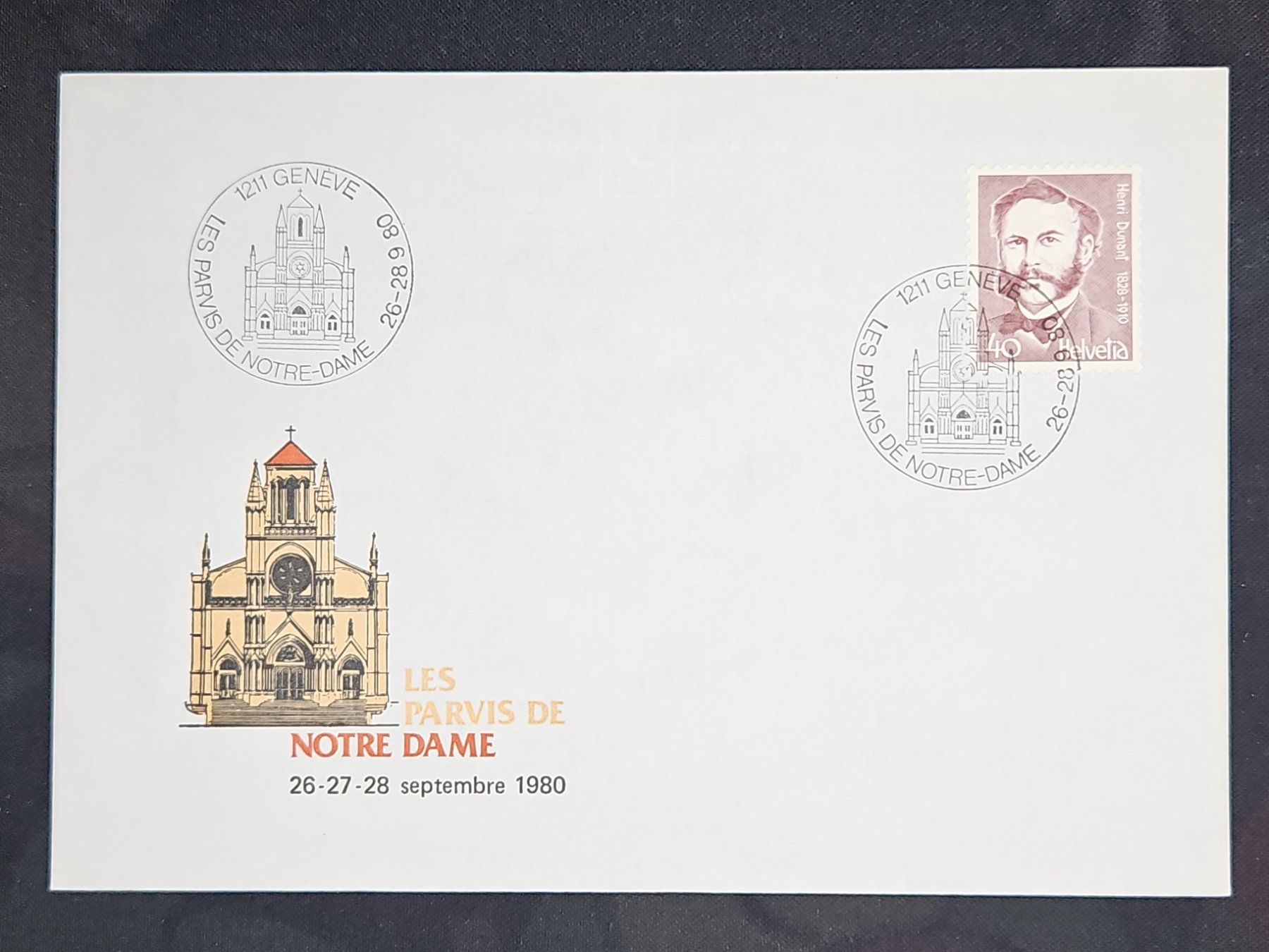Tutti i francobolli: CL23 Enveloppe + Timbre Suisse 1980 – Usato da Cousset venduto da Patrick_Collections