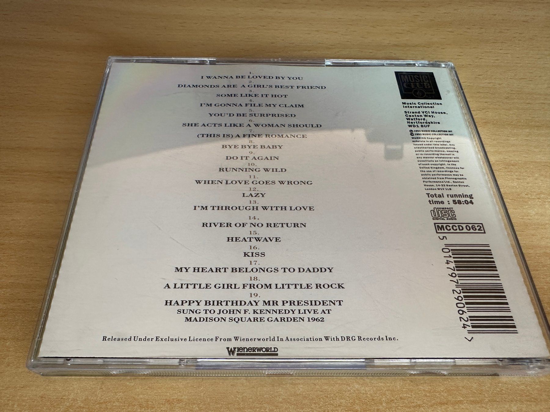 CDs: F6 Marilyn Monroe – The Essential Recordings – Gebraucht aus Rikon im Tösstal von Alpenmutz 1