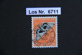 PJ 1950 sauberer Vollstempel                        Los 6711