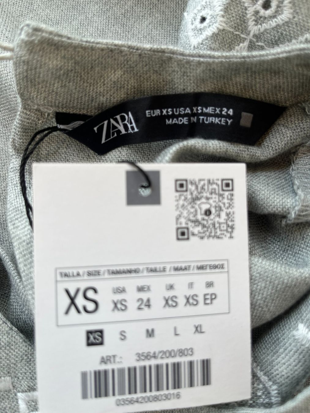 Zara Camicette: Blouse brodée de ZARA, neuve/XS – Nuovo e nell'imballaggio originale da Seiry venduto da vanille08 6