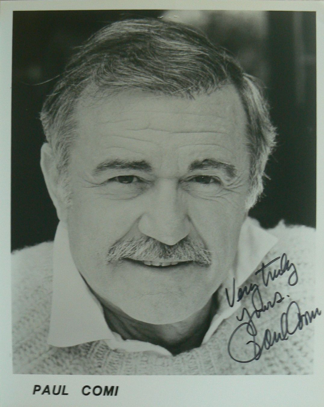 Autografi: Paul Comi (1932-2016) Schauspieler - Autogramm – Usato da Dietikon venduto da immortal-stars