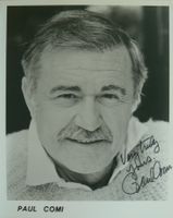 Paul Comi (1932-2016) Schauspieler - Autogramm