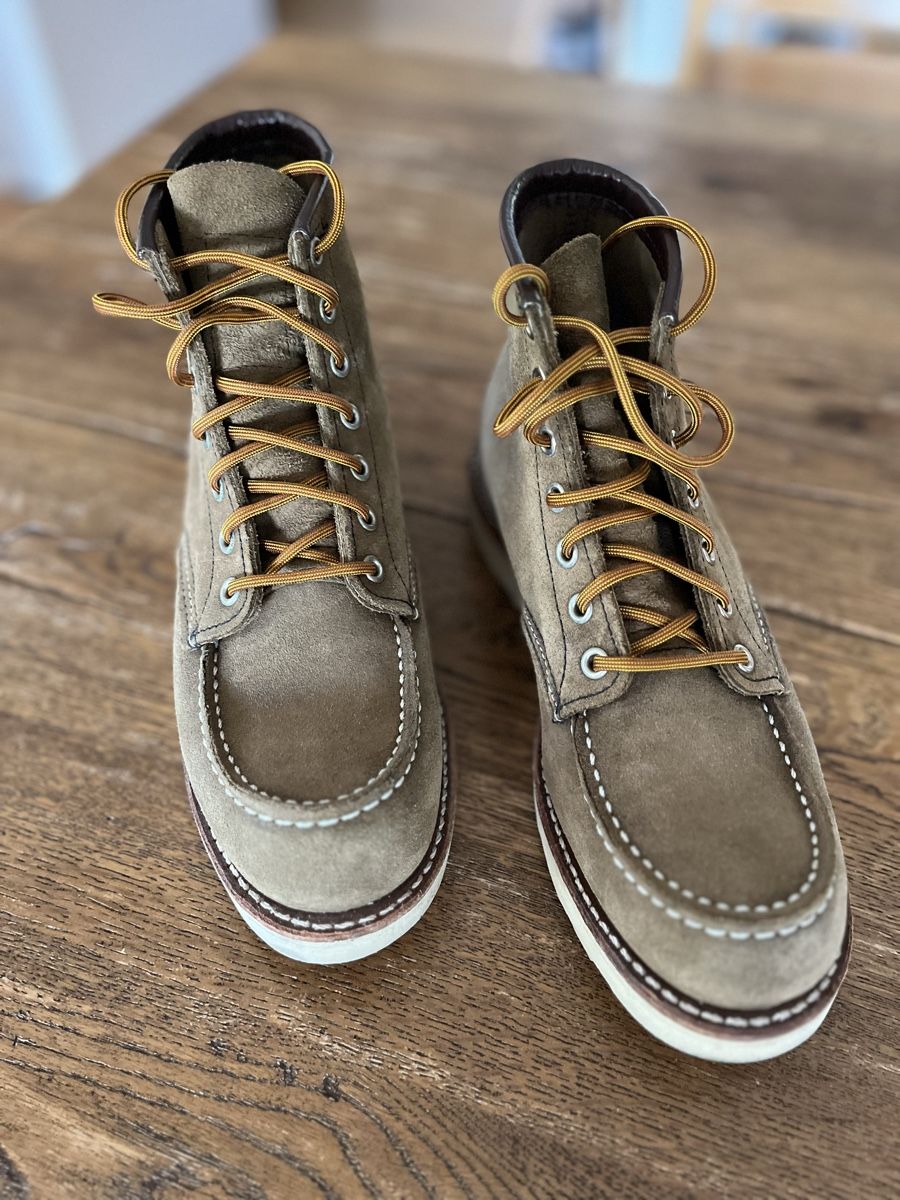 Red Wing Herrenschuhe: Red Wing Moc Toe 8881Olive Mohave – Gebraucht aus Chur von Mbadimeischter