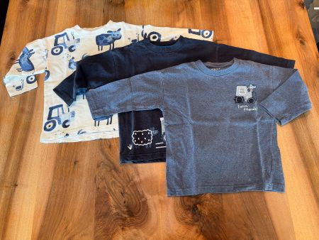 3 Langarm-Shirts von NEXT, Grösse 92