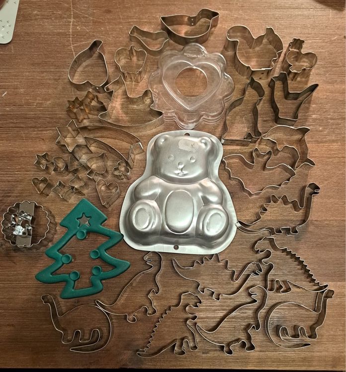 Holz Keksformen Eichhörnchen Set - 3D Backformen Für Plätzchen & Deko